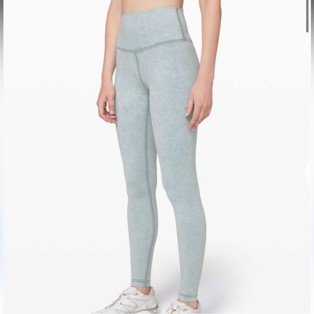 Lululemon High Rise Snow Washed Leggings 28” Size 8